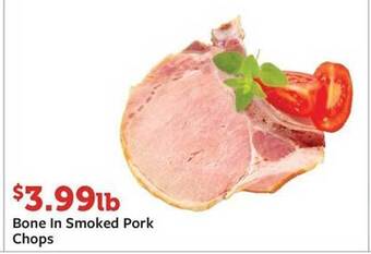Fareway Bone in smoked pork chops offer