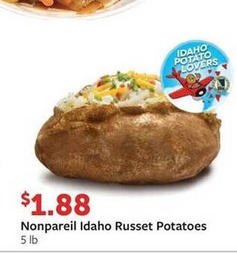 Fareway Nonpareil idaho russet potatoes offer