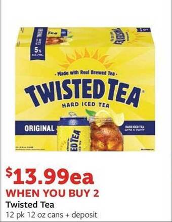 Fareway Twisted tea offer