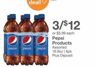 Kinney Drugs Pepsi products offer