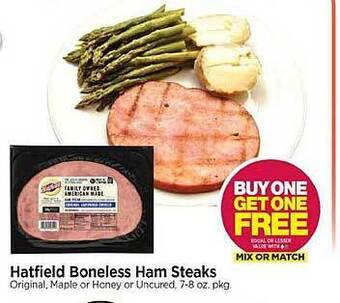 Hatfield boneless ham steaks