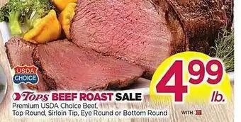 Tops Tops beef roast offer