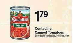 Tops Contadina canned tomatoes offer