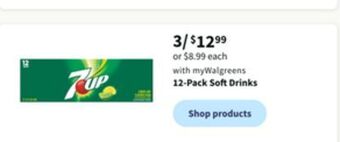 Walgreens 12-pack soft drinks offer
