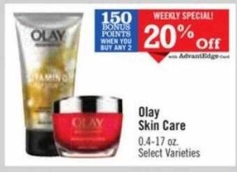 Price Chopper Olay skin care offer