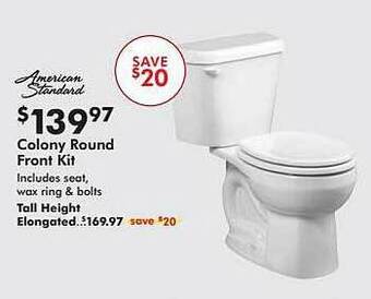 Valu Home Centers Colony round front kit offer