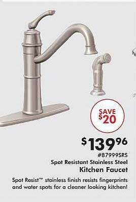 Valu Home Centers Kitchen faucet offer