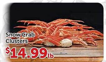 Fareway Snow crab clusters offer