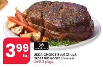 Albertsons USDA Choice Beef Chuck Cross Rib Roast offer