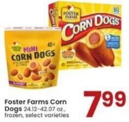 Albertsons Foster Farms Corn Dogs 24.12-42.07 oz offer
