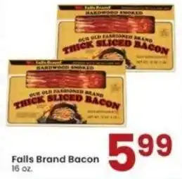 Albertsons Falls Brans Bacon 16 oz offer