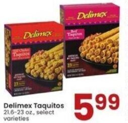 Albertsons Delimex Taquitos 21.6-23 oz offer