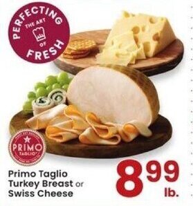Albertsons Primo Taglio Turkey Breast or Swiss Cheese offer