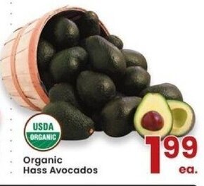 Albertsons Organic Hass Avocados offer
