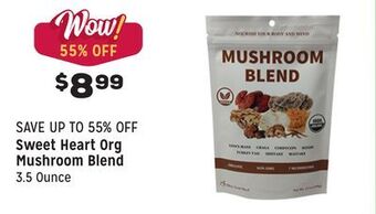Grocery Outlet Heart org mushroom blend offer