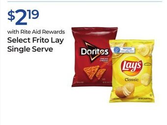 Rite Aid Select frito lay single serve offer