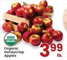 Albertsons Organic Honeycrisp Apples offer