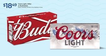 Rite Aid Coors light, miller or budweiser offer