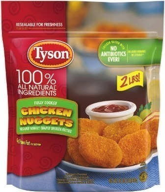 Kroger Tyson chicken nuggets, patties or tenders offer