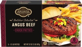 Kroger Private selection angus beef patties offer
