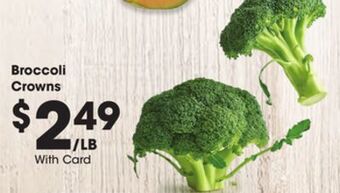 Kroger Broccoli crowns offer