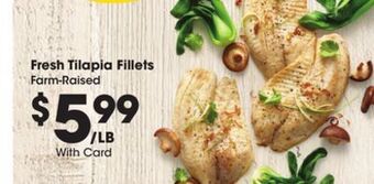 Kroger Fresh tilapia fillets offer