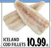 Karns Iceland cod fillets offer