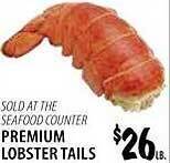 Karns Premium lobster tails offer