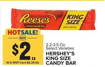 Food Lion Hershey's king size candy bar offer