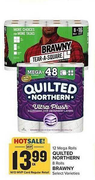 Food Lion Quilted northern brawny offer