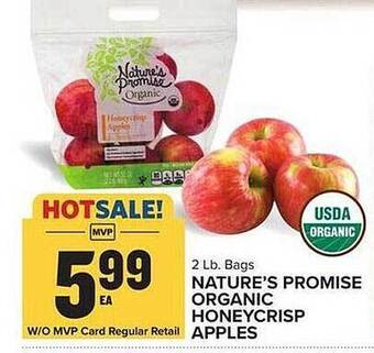 Food Lion Nature's promise organic honeycrisp apples offer