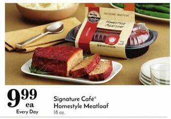 Pavilions Signature café homestyle meatloaf offer