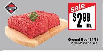 Ground beef 81-19