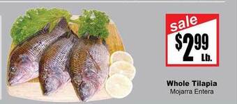 Rancho Markets Whole tilapia offer