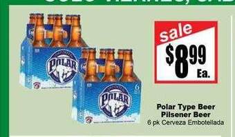 Rancho Markets Polar type beer, pilsener beer offer