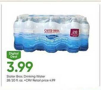 Stater Bros Stater bros, drinking water offer