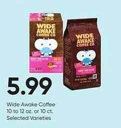 Stater Bros Wide awake coffee offer
