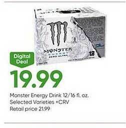 Stater Bros Monster energy drink offer