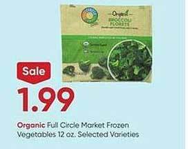 Stater Bros Full circle market frozen vegetables offer
