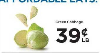 Food 4 Less Green cabbage offer