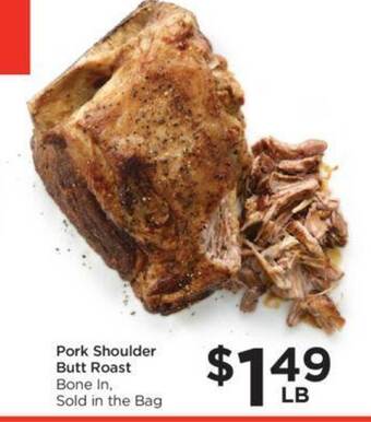 Food 4 Less Pork shoulder butt roast offer