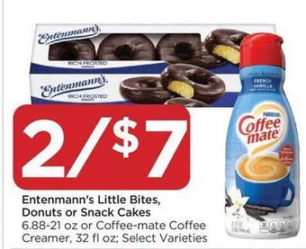 Food 4 Less Entenmann's little bites donuts or snack cakes offer
