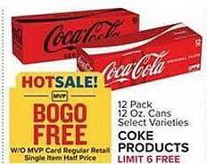 Food Lion Coke products offer