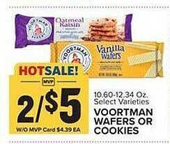 Food Lion Voortman wafers or cookies offer
