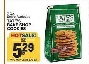 Food Lion Tate's bake shop cookies offer