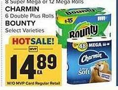 Food Lion Charmin bounty offer
