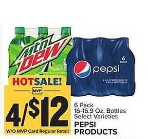 Food Lion Pepsi products offer