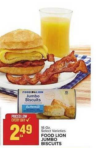 Food Lion Food lion jumbo biscuits offer