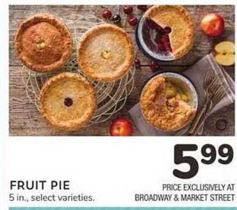 Albertsons Fruit pie offer