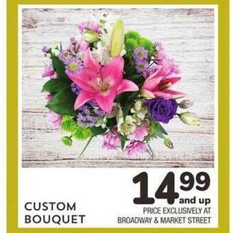 Albertsons Custom bouquet offer